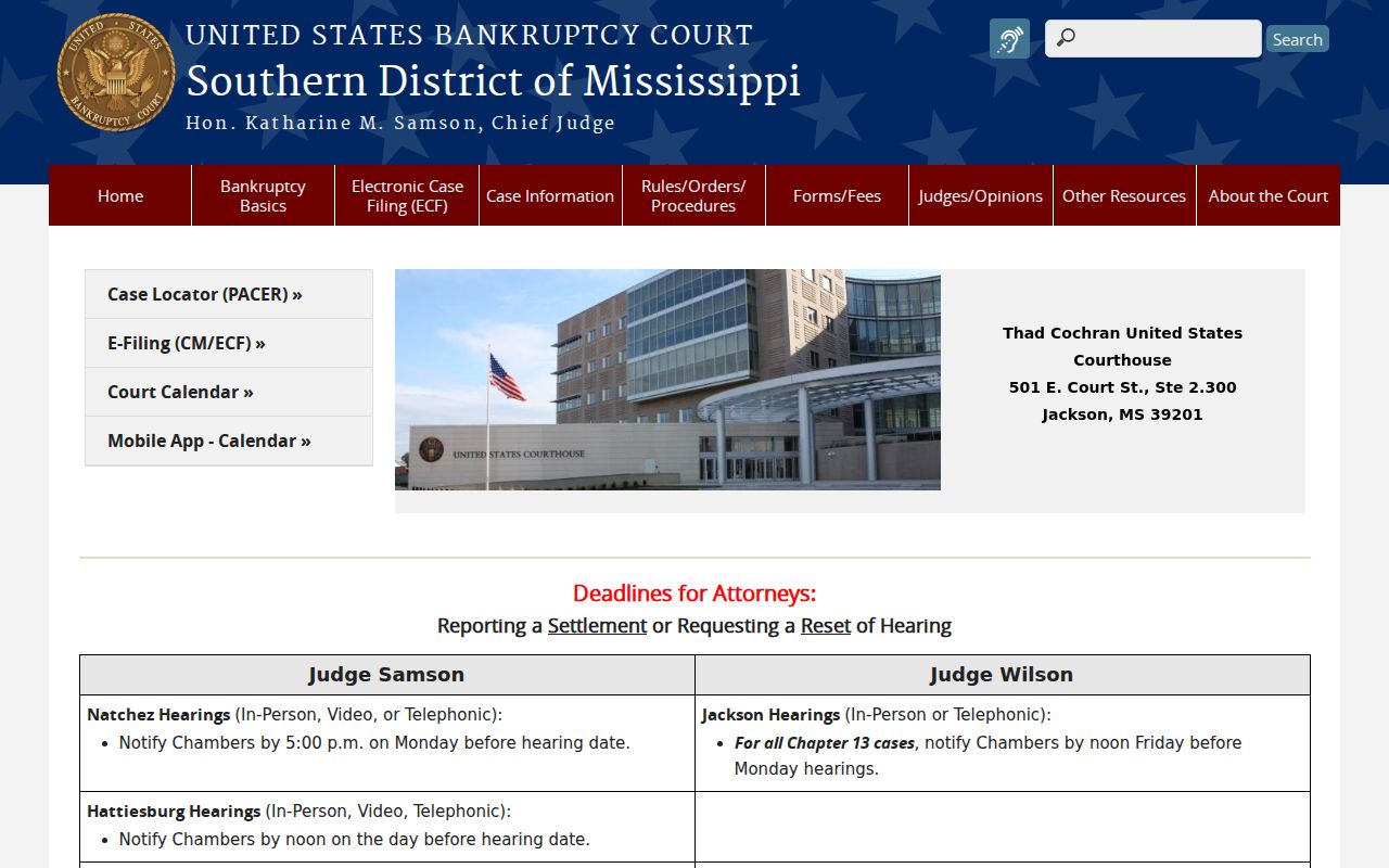 Lauderdale County court records federal bankruptcy court source