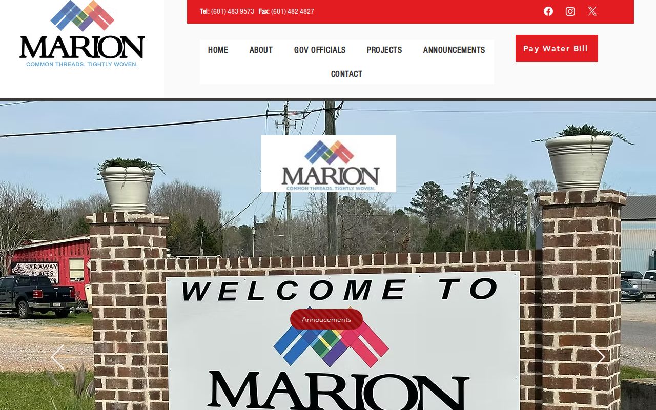Marion court records official Town Hall homepage